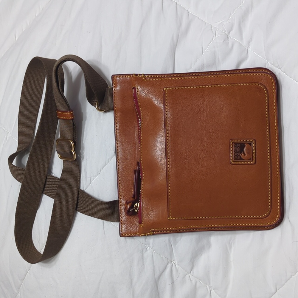 Dooney & Bourke Florentine Natural Small Mallory Leather Crossbody Bag